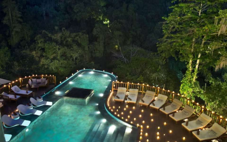 piscinas incríveis Ubud Hanging Gardens By Orient-express Hotel