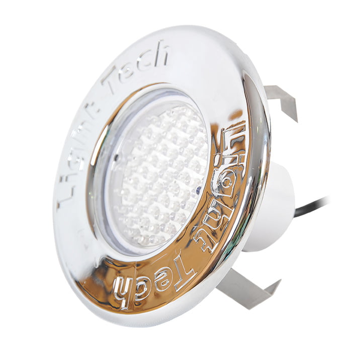 Linha Adapt LED 18 cm que serve para reduzir o consumo de energia das luminárias de piscina dos modelos antigos