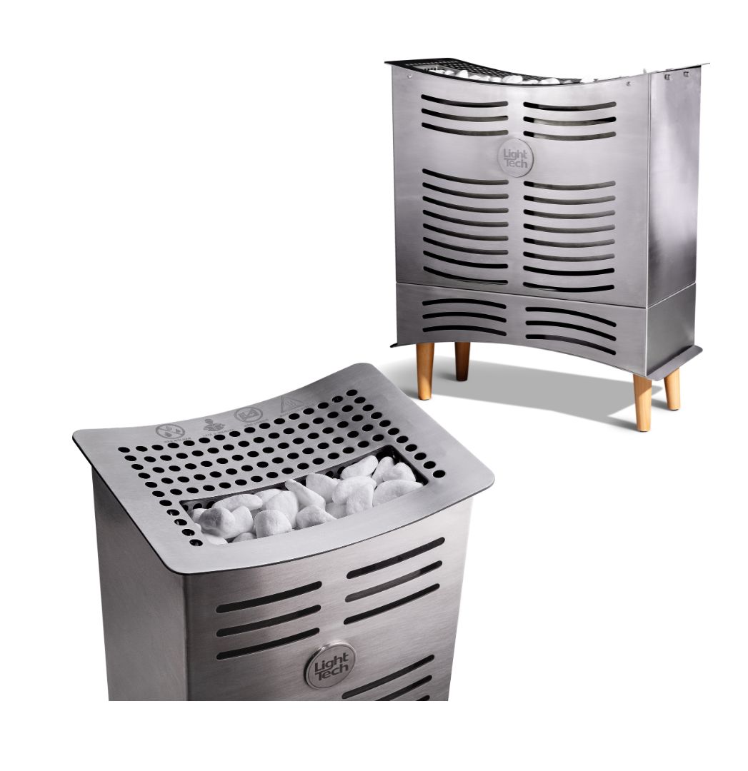 aquecedor de sauna seca com pedras
